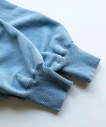 INDIGO 裏毛&ピグメントダイ　ブルゾン